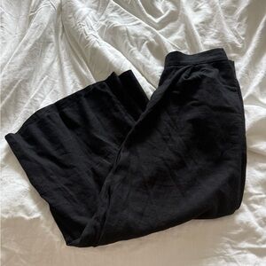 Banana Republic Black Linen Wide Leg Crop Pants, size S (NWT!) ✨